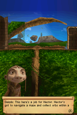 Dragon Hunters (Nintendo DS) screenshot: Hector's game