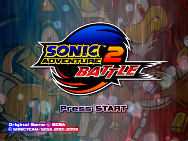Sonic Adventure 2: Battle (GameCube) screenshot: Title Screen