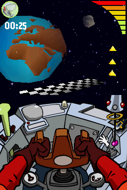 Galaxy Racers (Nintendo DS) screenshot: Planet Earth