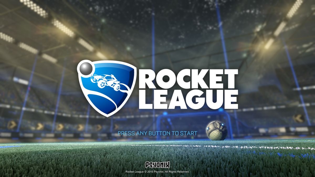 Rocket League (PlayStation 4) screenshot: Title screen