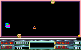Powerstyx (Amiga) screenshot: Game start