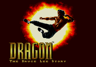 Dragon: The Bruce Lee Story (Genesis) screenshot: Title screen