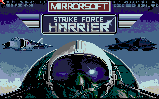 Strike Force Harrier (Amiga) screenshot: Loading screen