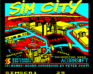 SimCity (Electron) screenshot: Title screen