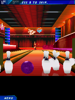 Screenshot Of Midnight Bowling 3d (symbian, 2006) - Mobygames