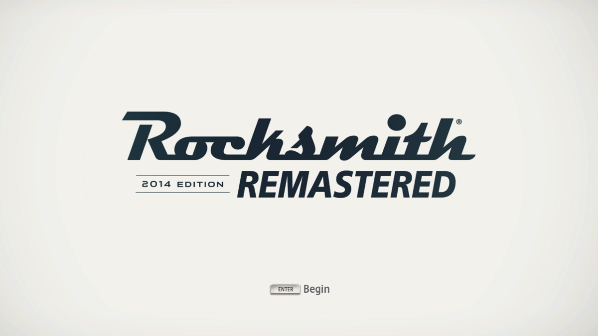 Rocksmith: All-new 2014 Edition (Windows) screenshot: Title Screen