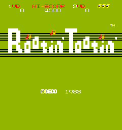 Rootin' Tootin' (Arcade) screenshot: Title screen