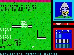Zulu War (ZX Spectrum) screenshot: Enemies are easy targets