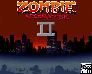 Zombie Apocalypse II (Amiga) screenshot: Title screen