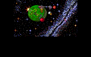 Oberon 69 (Amiga) screenshot: Target planet