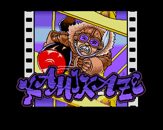 Kamikaze (Amiga) screenshot: Title screen
