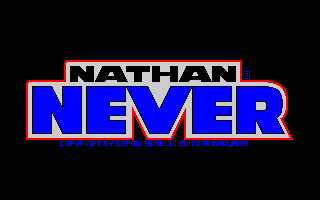 Nathan Never (Amiga) screenshot: Title screen