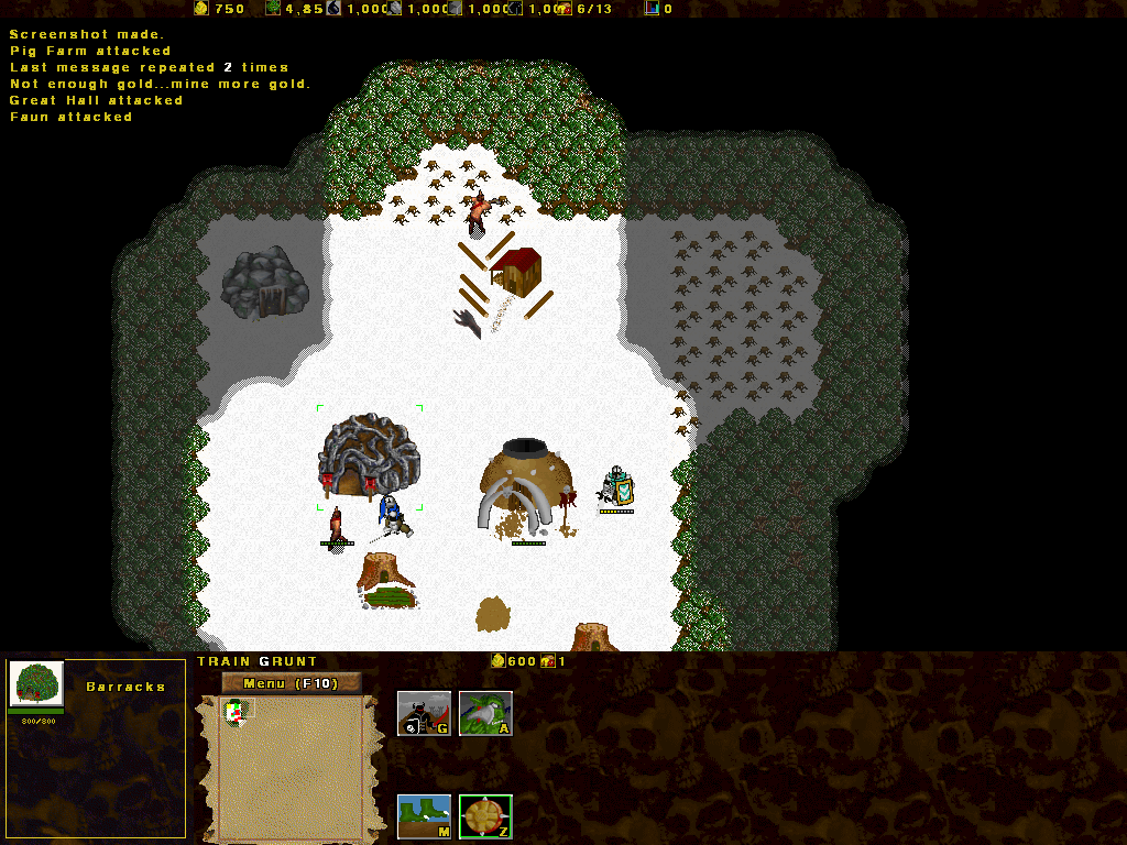 Freecraft (Windows) screenshot: Mythical