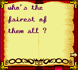 Walt Disney's Snow White and the Seven Dwarfs (Game Boy Color) screenshot: Mirror, mirror...