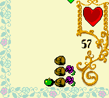 Walt Disney's Snow White and the Seven Dwarfs (Game Boy Color) screenshot: Stack identical symbols together to make them disappear