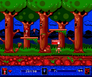 Pepe Śrubokręcik (Amiga) screenshot: Stage 2 Level 1 Board 2