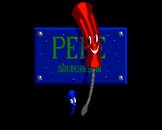Pepe Śrubokręcik (Amiga) screenshot: Intro title screen