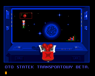 Pepe Śrubokręcik (Amiga) screenshot: Transport shuttle Beta