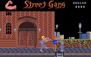 Street Gang (Amiga) screenshot: Some flip screens later