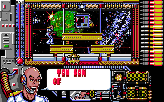 Oberon 69 (Amiga) screenshot: Control panel