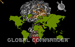 Global Commander (Amiga) screenshot: Title screen