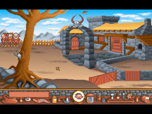 Gobliiins (Macintosh) screenshot: First level