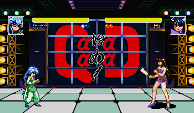 The Queen of Duellist Gaiden α+ (Sharp X68000) screenshot: Mai's stage