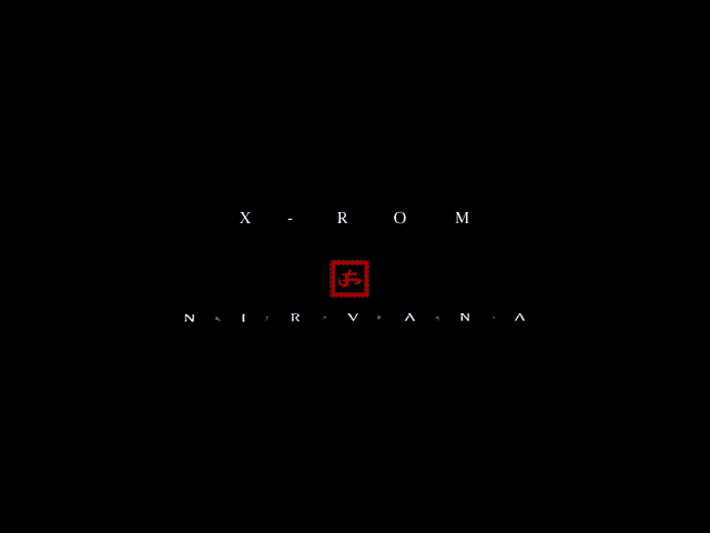 Nirvana X-ROM (Windows) screenshot: Title screen