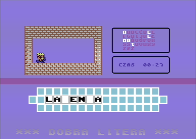 Omnibus (Commodore 64) screenshot: Good letter