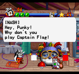 Punky Skunk (PlayStation) screenshot: There are minigames after every level.
