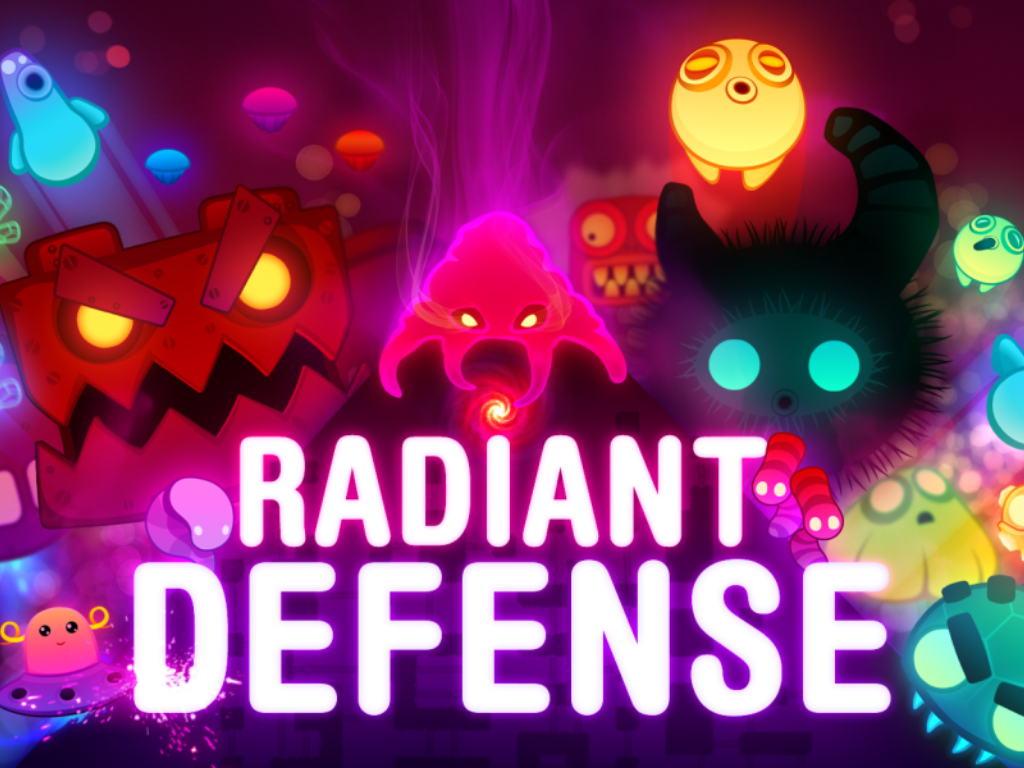 Radiant Defense (iPad) screenshot: Title screen