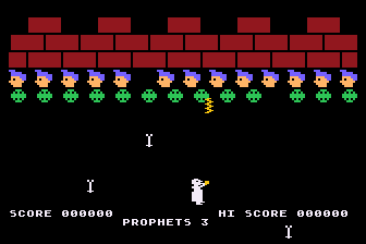 The Game of Jericho (Atari 8-bit) screenshot: Battling Generals