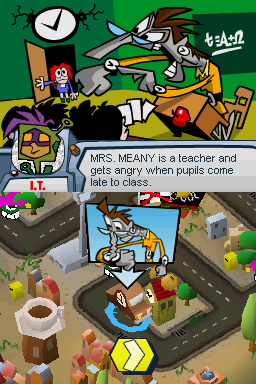 Galaxy Racers (Nintendo DS) screenshot: MRS. MEANY