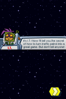 Galaxy Racers (Nintendo DS) screenshot: A secret