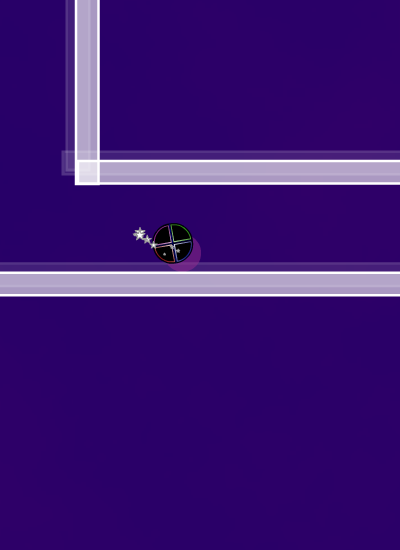 Ball Revamped III: Gemini (Browser) screenshot: Level 111: a hard level