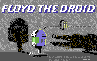 Floyd the Droid (Commodore 64) screenshot: Loading Screen (English)