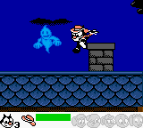 Baby Felix Halloween (Game Boy Color) screenshot: Ghost