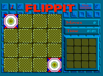 Flippit (Amiga) screenshot: Level 1