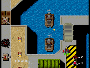 Raiden (TurboGrafx CD) screenshot: In dock