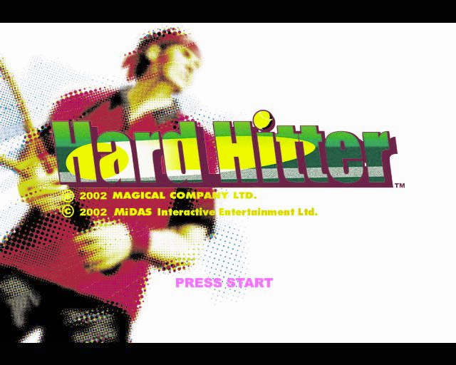 Centre Court: Hardhitter (PlayStation 2) screenshot: The title screen