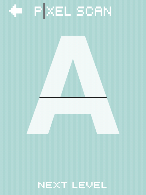 Screenshot of Pixel Scan (iPad, 2014) MobyGames