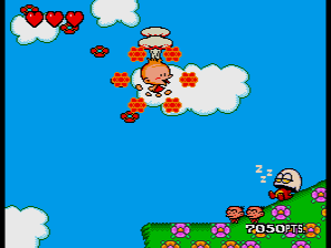 Turbo Duo (included games) (TurboGrafx CD) screenshot: (Bonk's Revenge) Another power-up