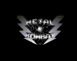 Metal Kombat (Amiga) screenshot: Intro title screen