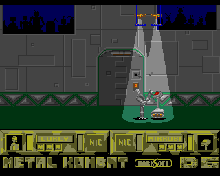 Metal Kombat (Amiga) screenshot: Face kick