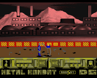 Metal Kombat (Amiga) screenshot: High kick