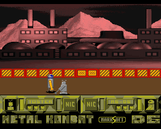 Metal Kombat (Amiga) screenshot: Low kick