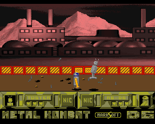 Metal Kombat (Amiga) screenshot: Power punch