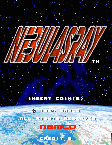 NebulasRay (Arcade) screenshot: Title screen