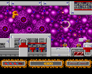 Cortex (Amiga) screenshot: Crossfire