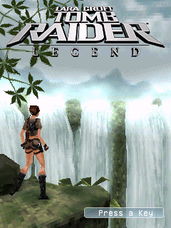 Lara Croft: Tomb Raider - Legend (Symbian) screenshot: Title screen